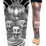 Рукава татуировки принт Будда, 2 шт - Рукава с татуировками