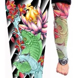 Рукава татуировки принт цветок лотуса, 2 шт - Рукава с татуировками