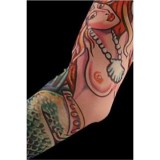 Рукава татуировки принт mermaid, 2 шт  - Рукава с татуировками