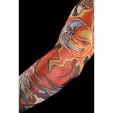 Рукава татуировки принт Skull N Roses, 2 шт - Рукава с татуировками
