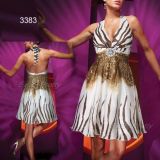 Шифоновое коктейльное платье с принтом леопард - РАЗНОЕ
