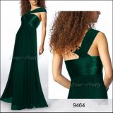 Ярко-зеленое вечернее длинное платье с открытым плечом - РАЗНОЕ