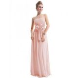 Сексуальное розовое длинное вечернее платье - Вечерние платья