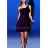 Стильное фиолетовое платье  - Платья