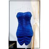 Синие мини платье. - Платья