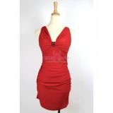 Сексуальное красное мини платье.  - Платья