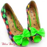 Разноцветные туфли - Обувь женская