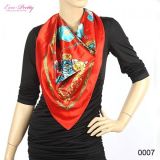 Шелковый шарфик в винтажном стиле - Шарфы, платки