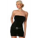 Black Tubeless Classy Clubwear dress - Платья