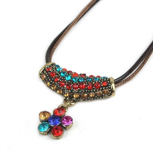 Купить онлайн Попуряное ожерелье с цветами фото цена акция распродажа