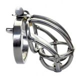 The Captus Stainless Steel Chastity with Urethral Stretching Penis Plug ZA143 - 