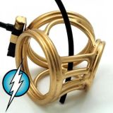 BDSM () - Electric Shock E-Stim Electrosex Golden Crown Circus Made From Expensive Brass