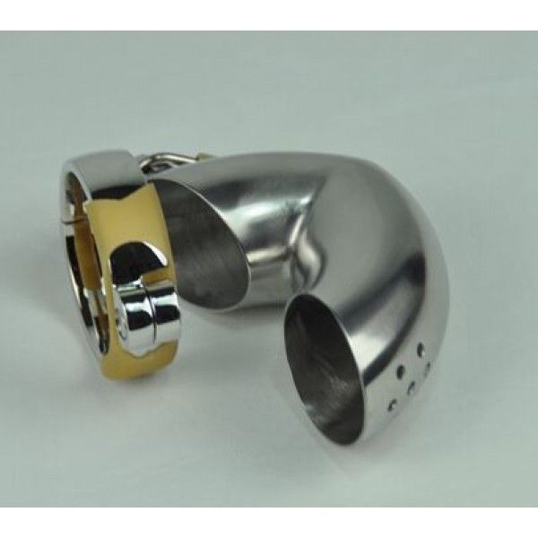 BDSM () - Plum blossom hole winding Male Chastity Device/ Stainless Steel Male Sprinkler Chastity Cage