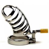 The Ribs Stainless Steel Chastity - 