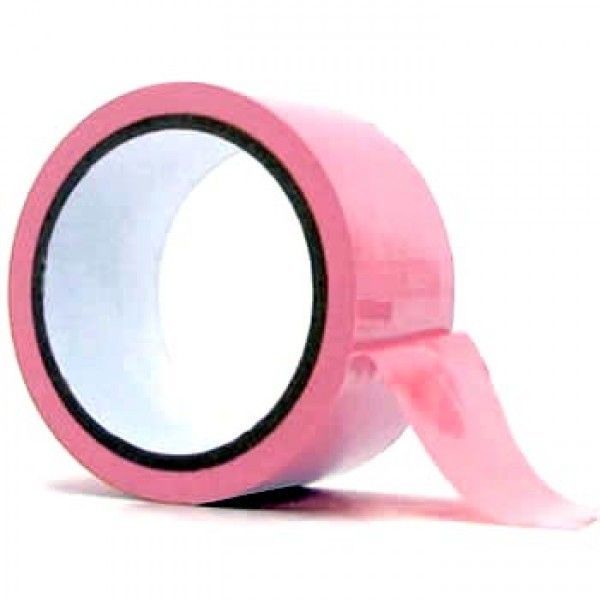 BDSM (БДСМ) - Розовая клейкая лента для связывания, 20 метров