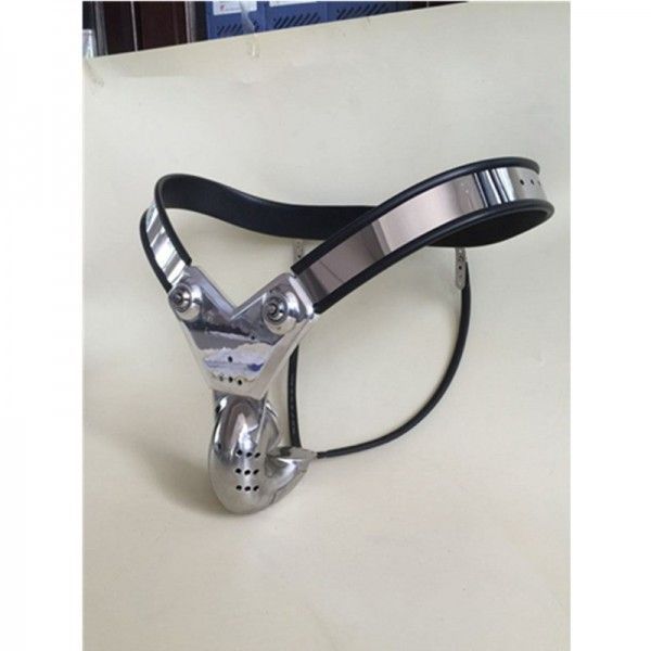 BDSM () - Male Double steel wire Stainless Steel most comfortable Chastity Belt