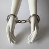  - 100% Handmade Combination Lock Number Lock Unisex Handcuffs (S/M Size)
