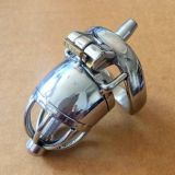 Stainless Steel Male Chastity Device / Stainless Steel Chastity Cage ZC088 - 