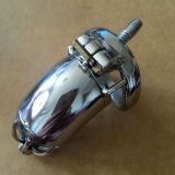 Stainless Steel Male Chastity Device / Stainless Steel Chastity Cage ZC089 - 