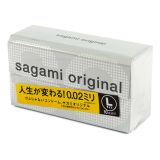 Полиуретановые презервативы Sagami размер L 0.02мм, 10 шт - 