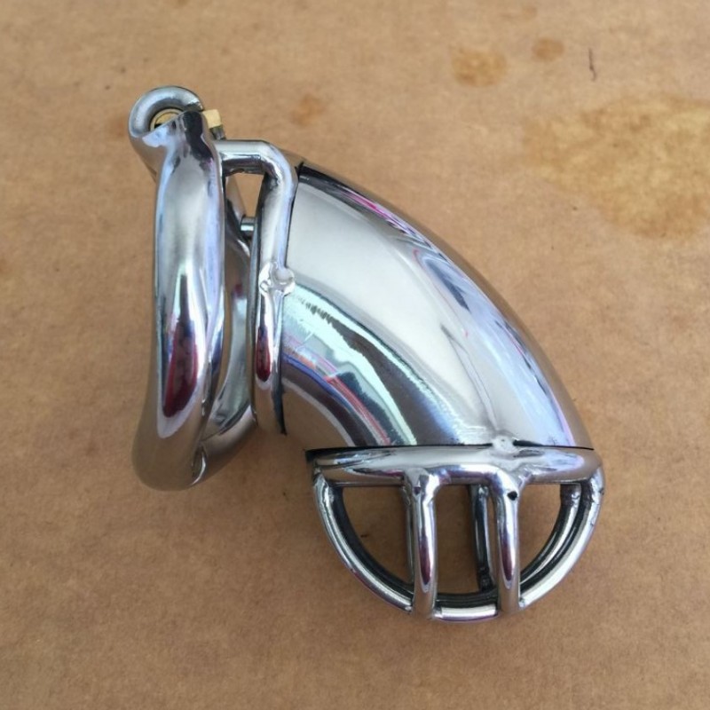 BDSM () - New Stainless Steel Male Chastity Device / Stainless Steel Chastity Cage