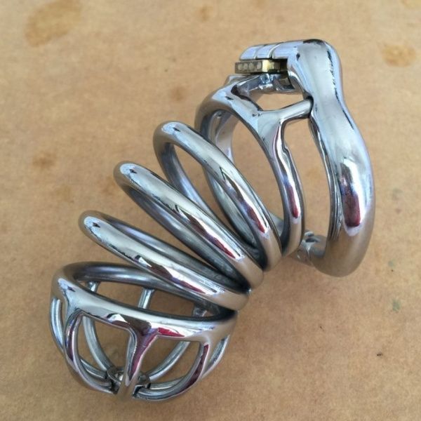 BDSM () - Stainless Steel Male Chastity Device / Stainless Steel Chastity Cage ZC100