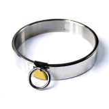 BDSM () - Female Luxury Stainless Steel Heavy Duty Collar with Brass Lock Joints