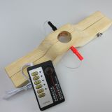 Electro-sex wooden penis / scrotum clamp - L - 