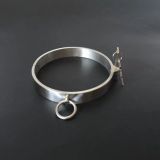 BDSM () - Latest Design Male Bolt Lock Stainless Steel Collar