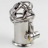  - Stainless Steel PA Lock 6mm Glans Piercing Male Chastity Device Albert Piercing