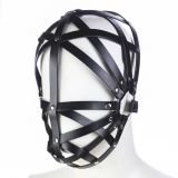 BDSM () - Leather Black bondage Hoods