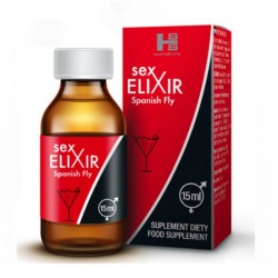 Возбуждающие капли Sex Elixir Spanish Fly, 15мл - 