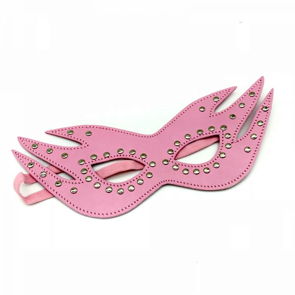 BDSM () -    Leather Cat Mask Pink