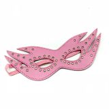 БДСМ - Leather Cat Mask Pink