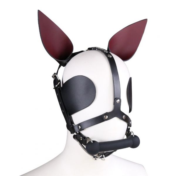 BDSM (БДСМ) - Фетиш маска кролика, кожаная маска PlayBoy