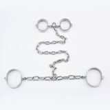 BDSM () - Stainless Steel New Style Male Wrist-Ankle Restraints