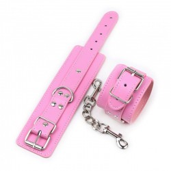 Pink red multi-studded shackles - 