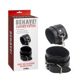 BDSM () -        Obey Me Leather Hand Cuffs