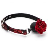  - Roses Silicone Ball Mouth Gag