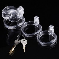 BDSM () -        Resin Chastity Device Clear