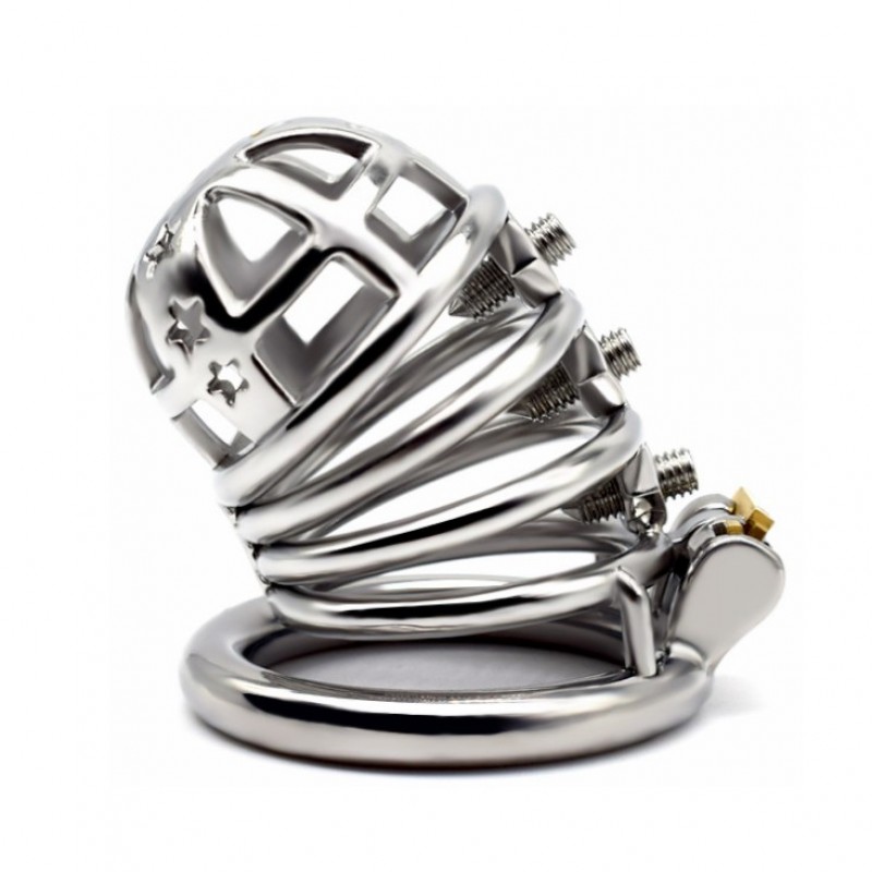 BDSM () - new stainless steel chastity cage