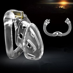 latest small model chastity device clear - 