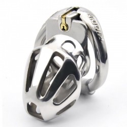 BDSM () - stainless steel latest small model chastity device ZA888-S-STEEL