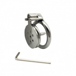 Stainless Steel Male Chastity Device / Stainless Steel Catheter Chastity Cage ZQ230 - 