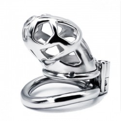 BDSM () - new pattern stainless steel chastity device cock cage NEW-187