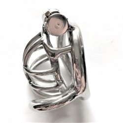  - Latest stainless steel chastity device ZS126