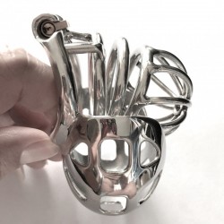  - Latest stainless steel chastity device ZS140