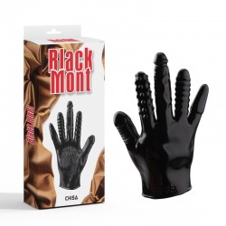Анальная пятиместная перчатка Black Mont Anal Quintuple Glove - 