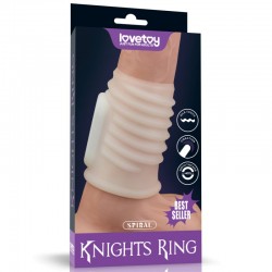 Насадка на пенис Vibrating Spiral Knights Ring - 