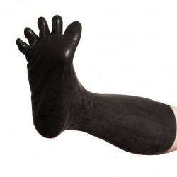 BDSM () -      Latex Five Fingers Socks Small